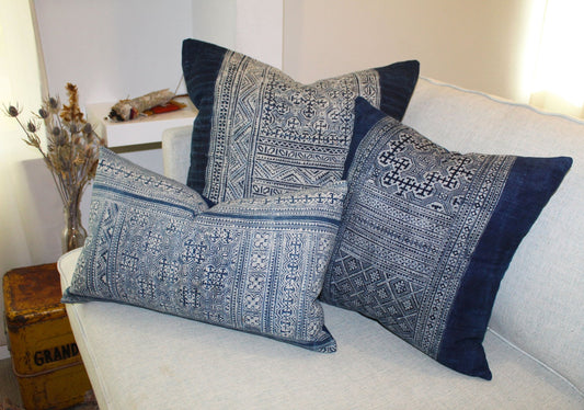 New Indigo Pillow Collection - Small World Goods