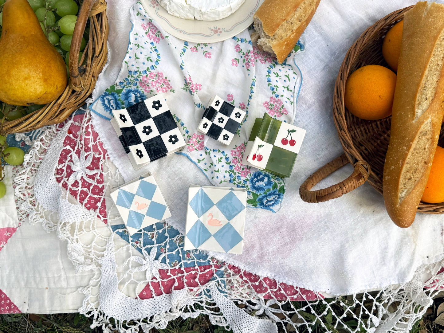 Daisy Patchwork Claw