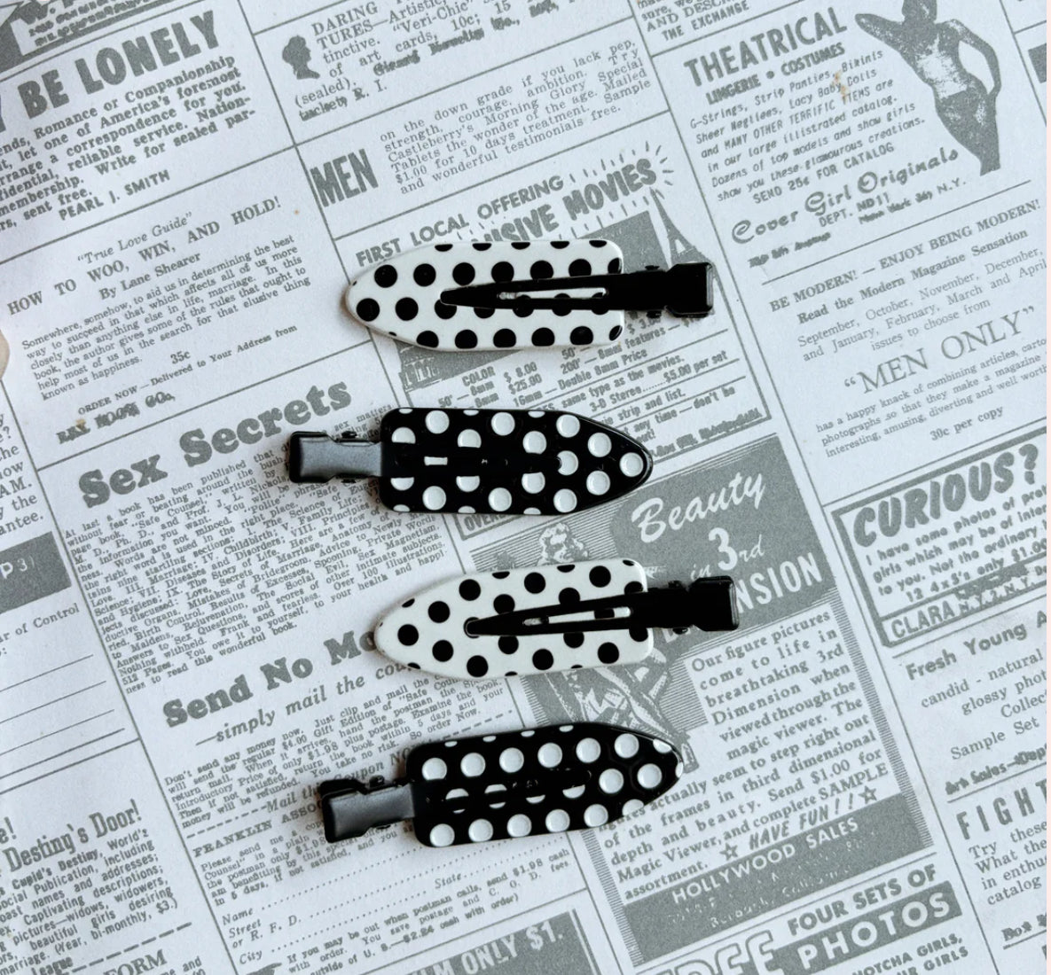 Polka Dot Setting Clips