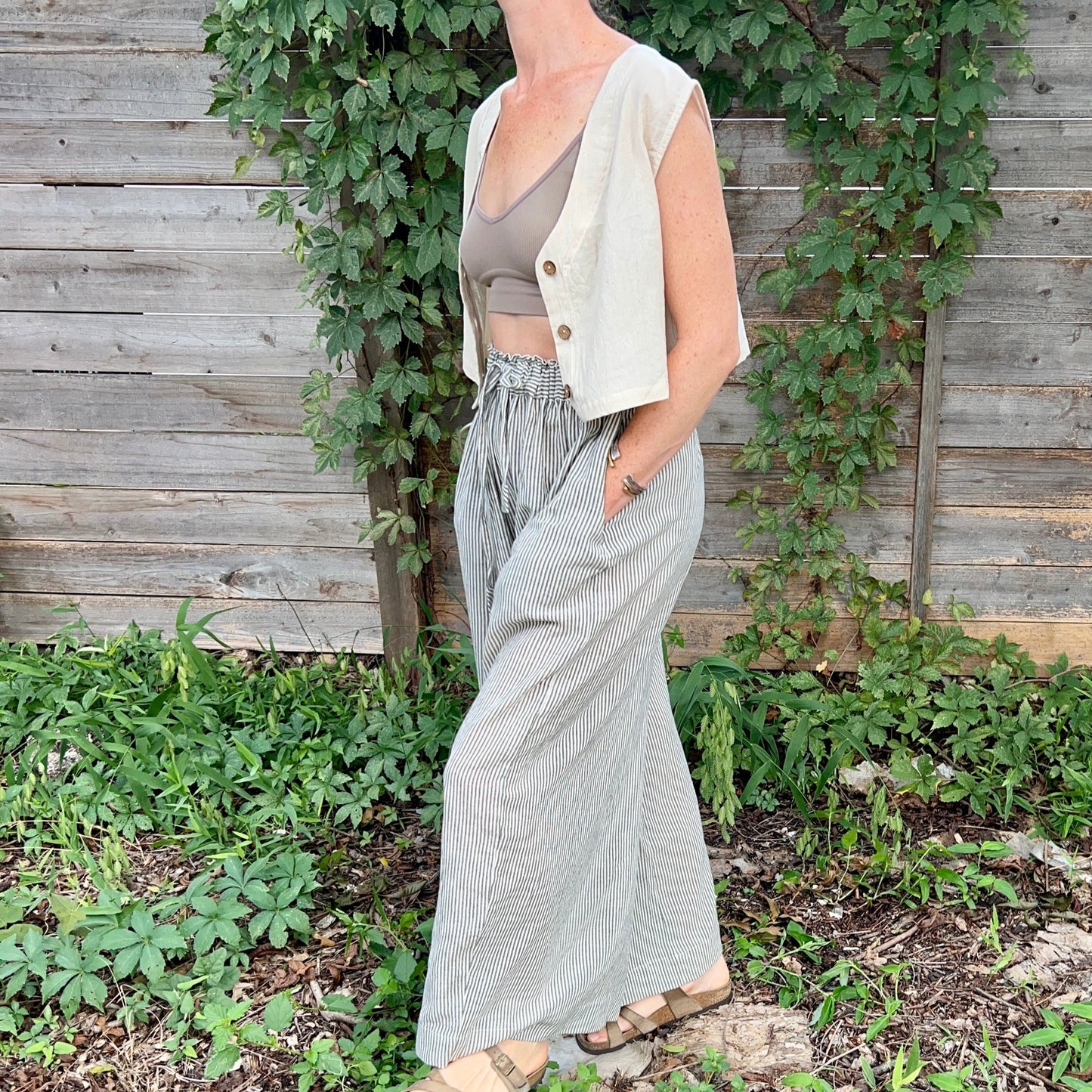 Aarti Reversible Top/Vest, cream