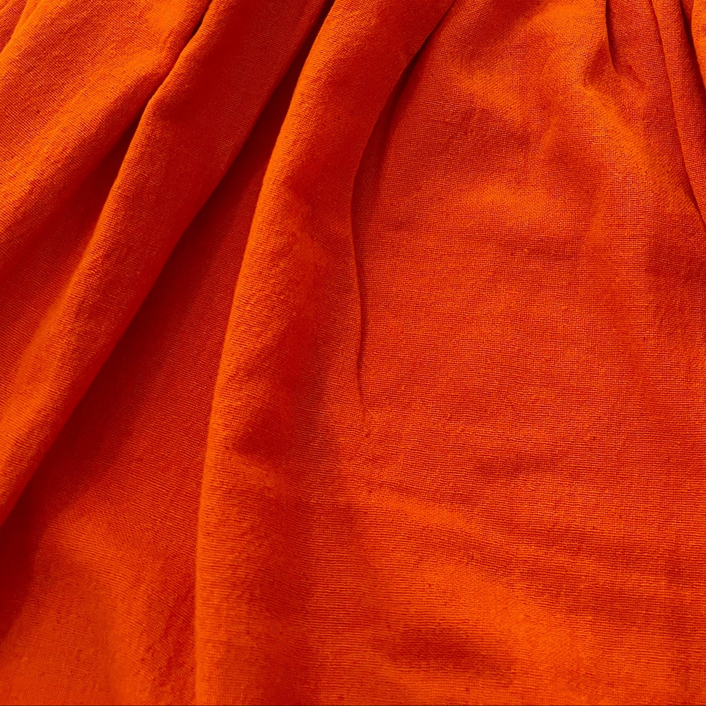 Simran Reversible Wrap Top, persimmon orange double dye