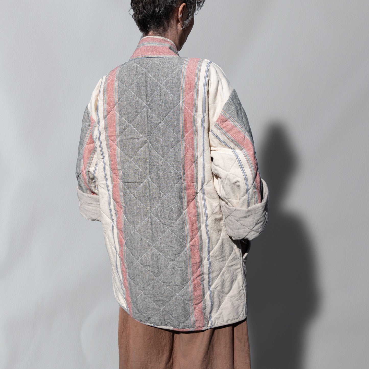 Nabina Quilted Jacket, rust *botanical dye*
