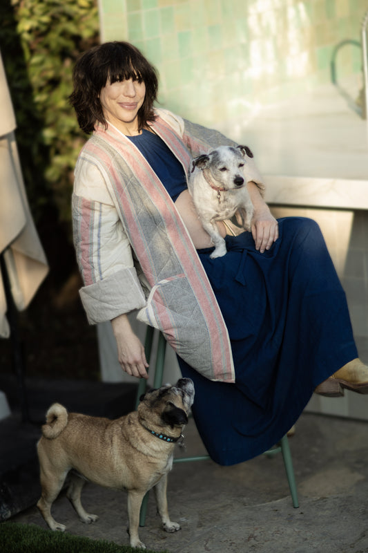 Nabina Quilted Jacket, stripes