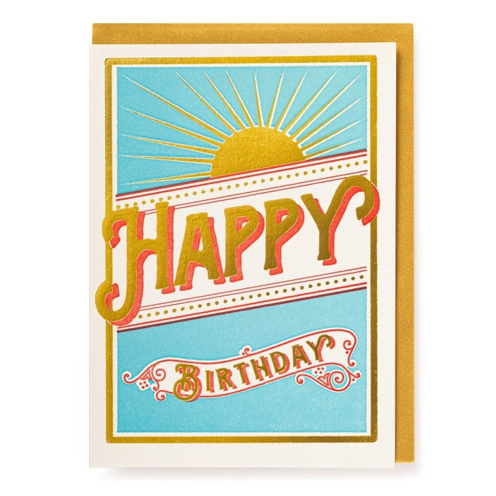 Sunshine Happy Birthday Card