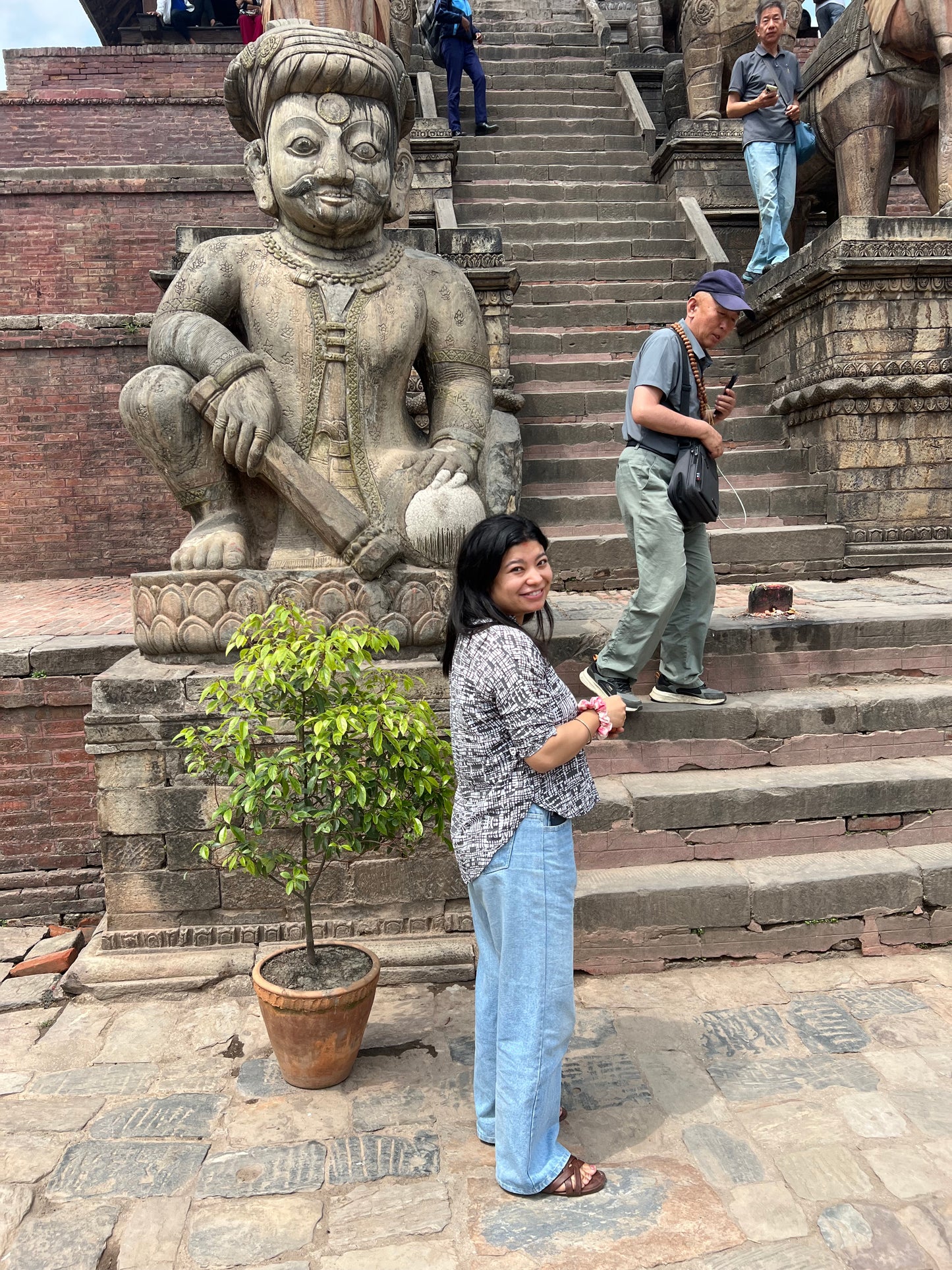 Aarti Reversible Top/Vest, ocean teal double dye
