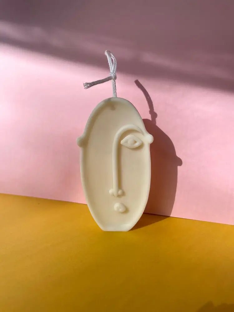 Abstract Face Candles, Various - Small World Goods