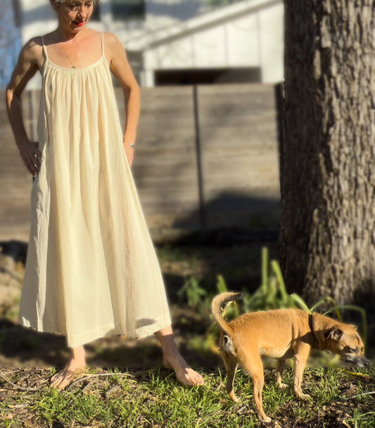 Anu Maxi Dress, cream
