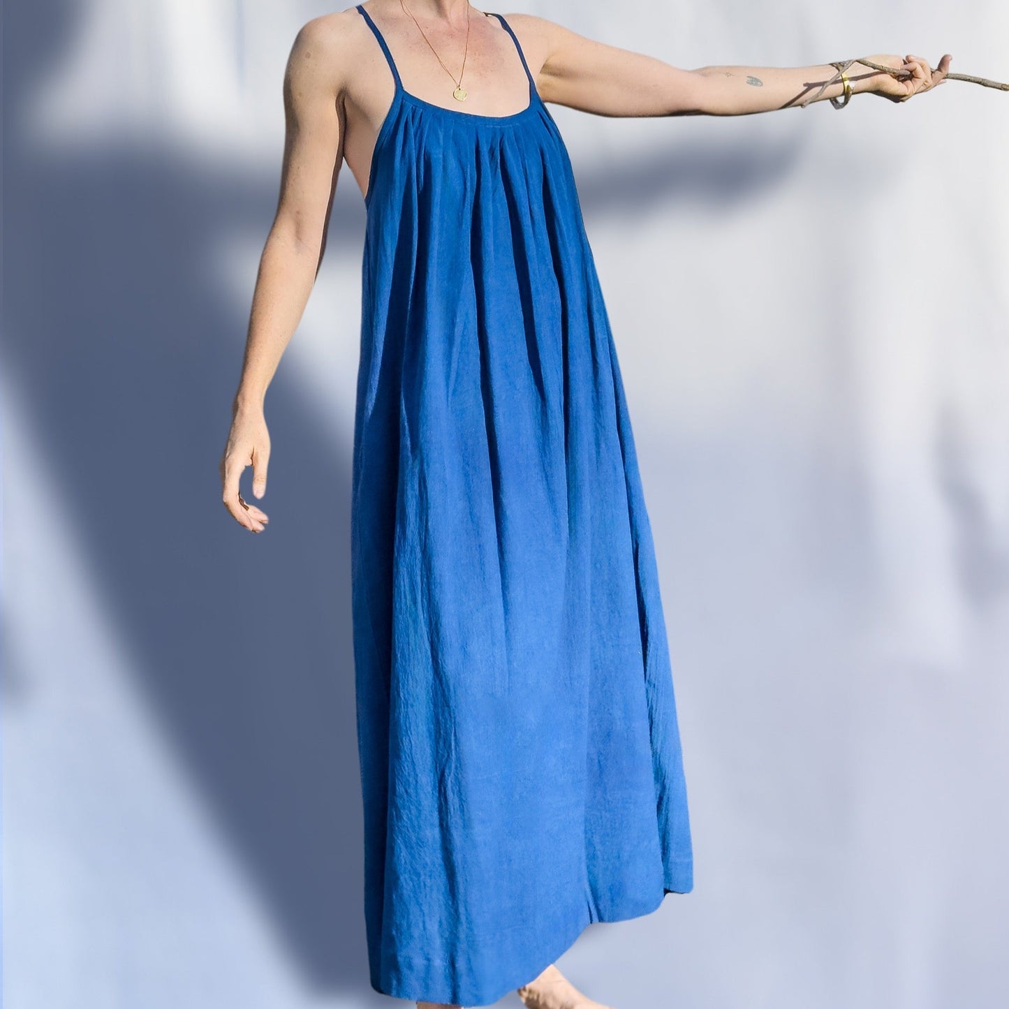 Anu Dress, indigo *botanical dye