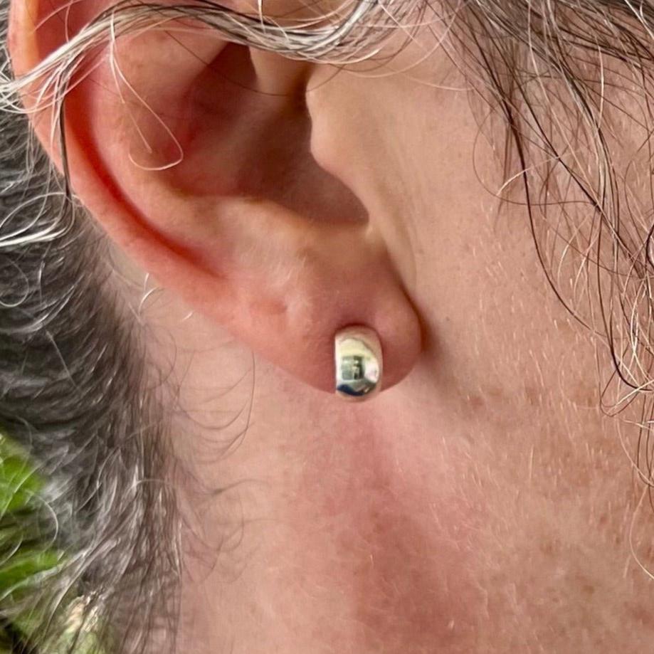 Dainty Hoop Stud Earrings - Small World Goods
