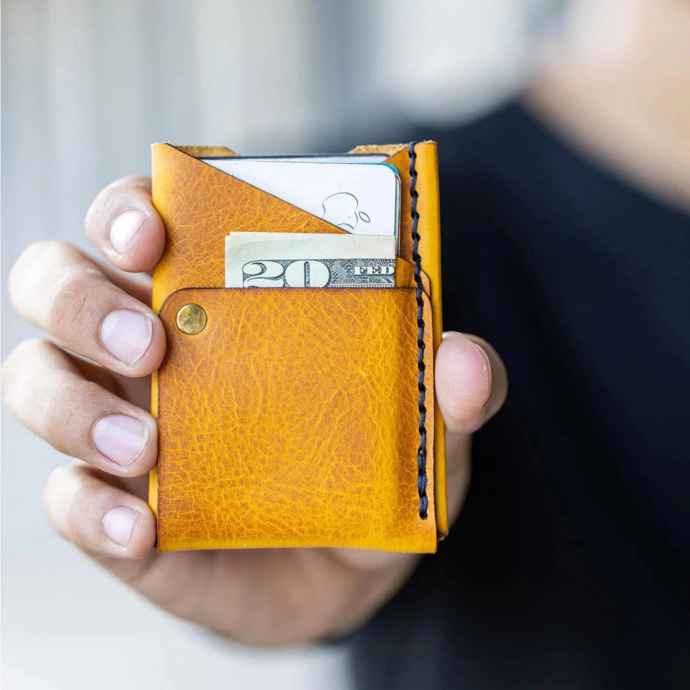Handcrafted Leather Wallet, Various Colors - Small World Goods