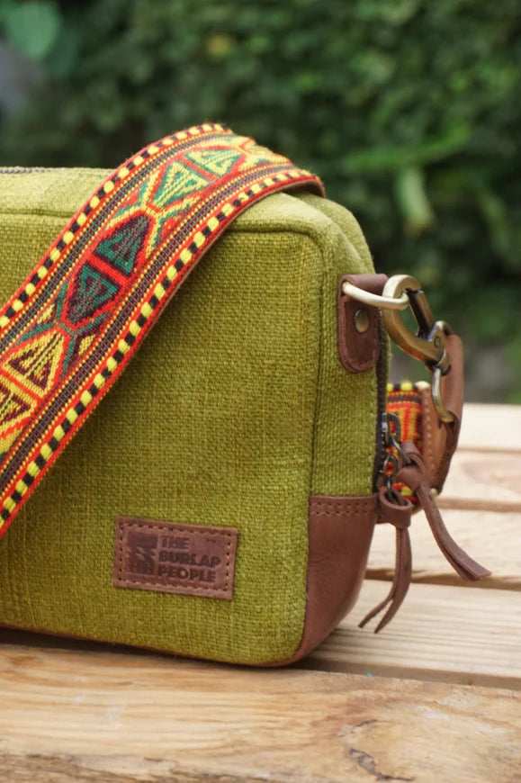 Magic Box Bag with Embroidered Strap