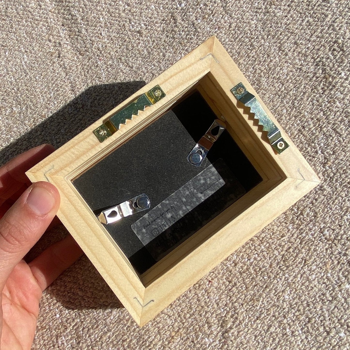 Mini Wood Framed Art - Small World Goods