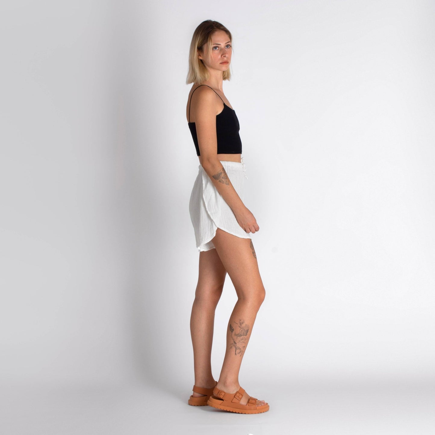 Muslin cotton shorts - Small World Goods
