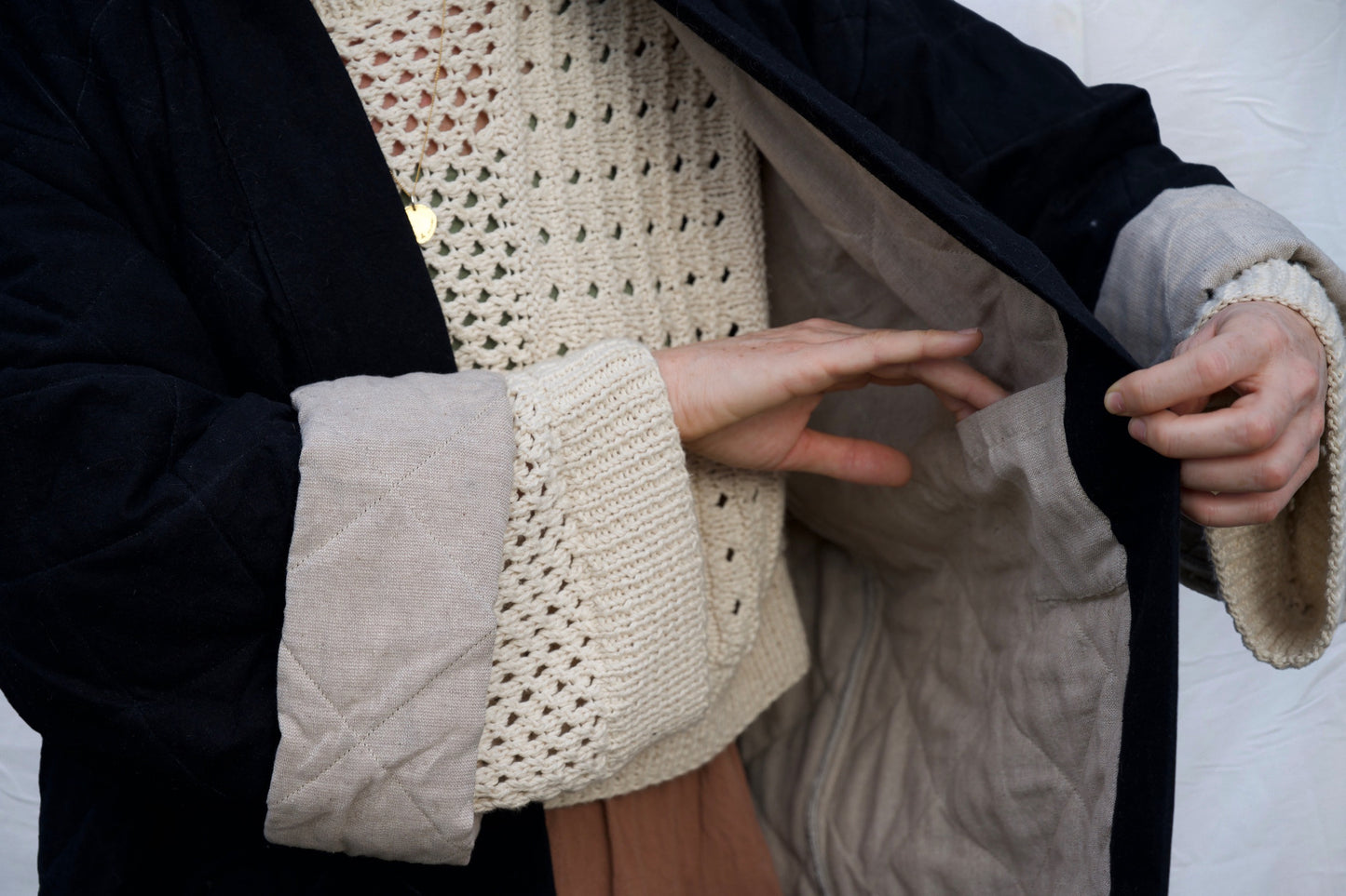 Nabina Quilted Jacket, black