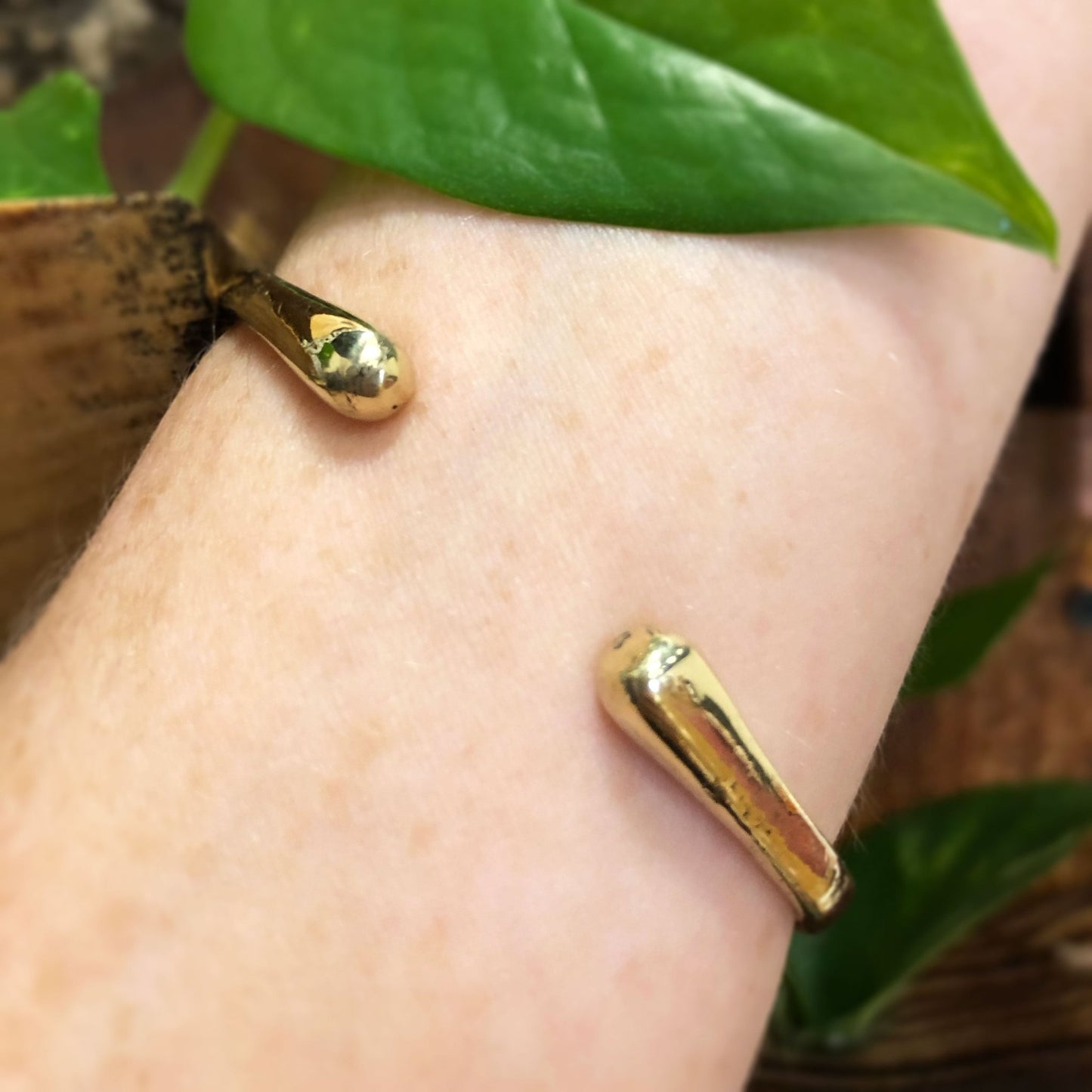 Simple Brass Bangle - Small World Goods