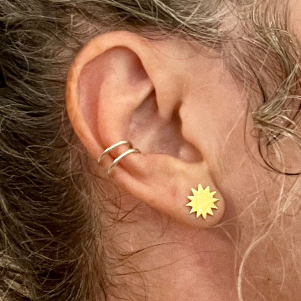 Simple Silver Ear Cuffs - Small World Goods