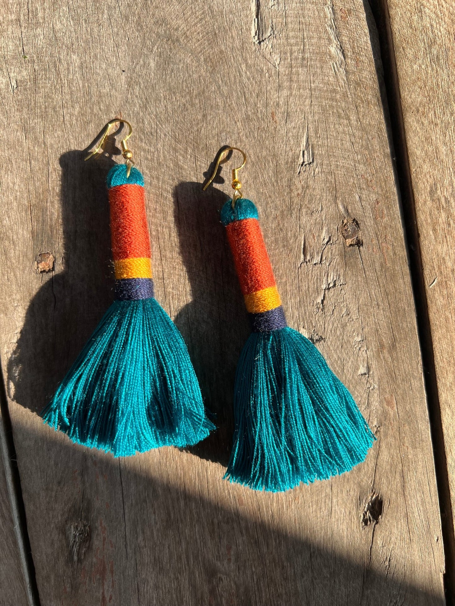 Tall Tassel Earrings - Small World Goods