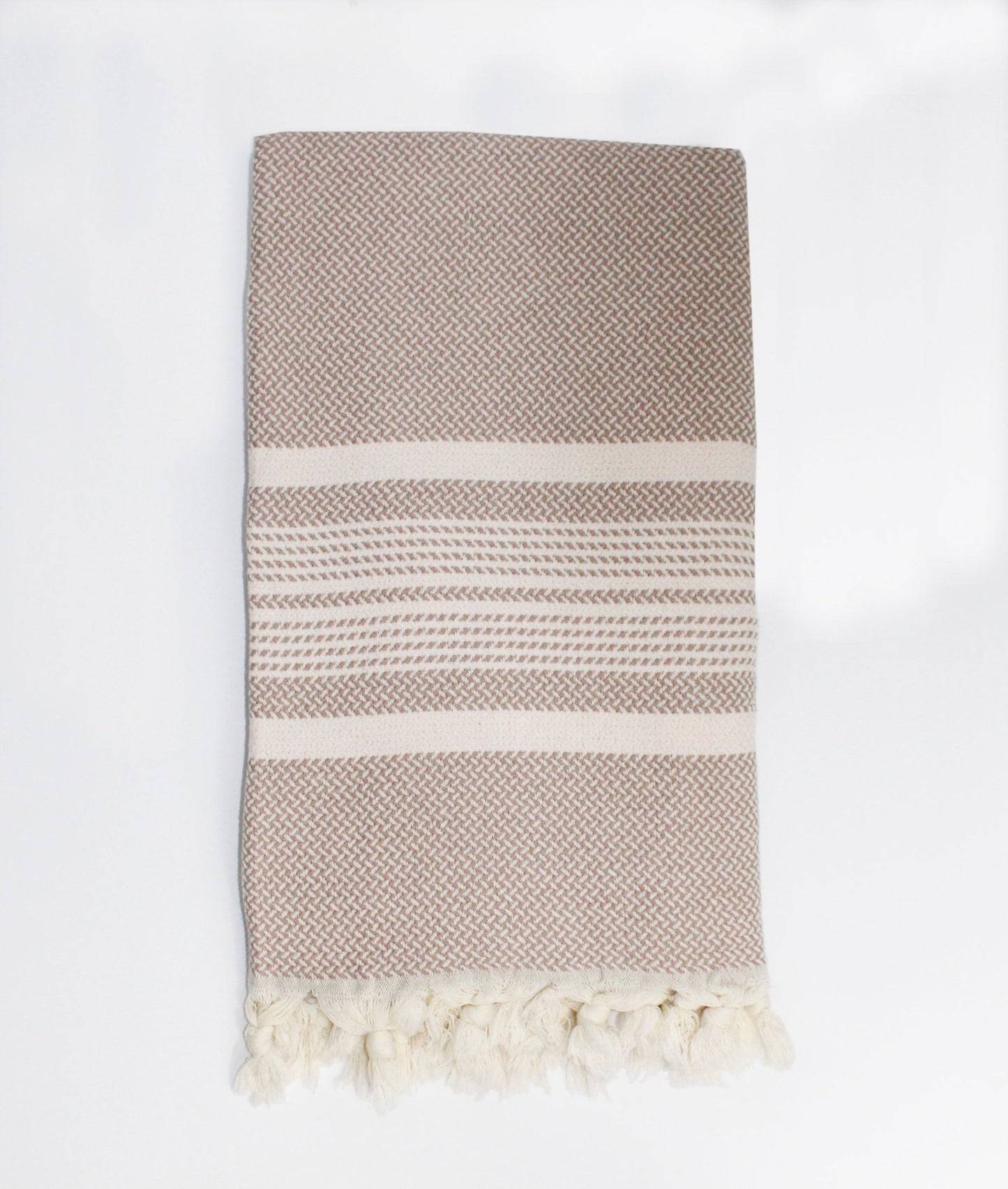 Turkish Towel, Hanzade in Latte - Small World Goods