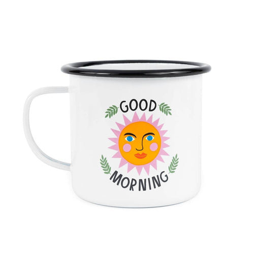 Good Morning Enamel Mug
