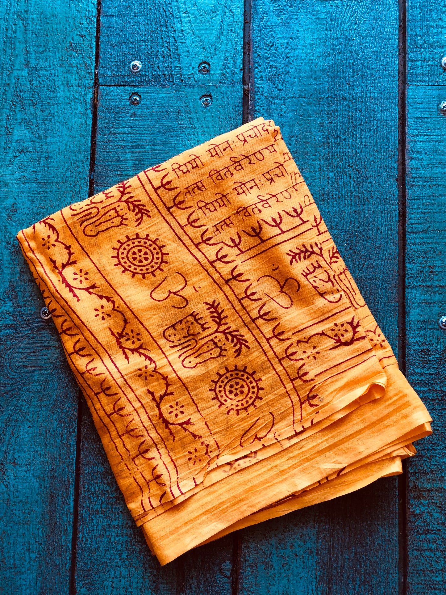 Cotton Mantra Sarong/Scarf/Beach Blanket/Towel/Etc, Various Colors - GadaboutGoods