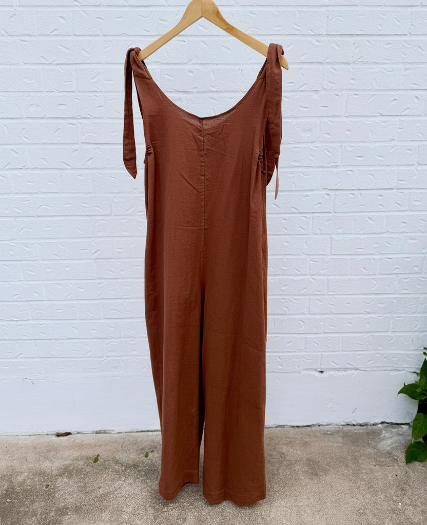 Shoulder Ties Romper, various colors