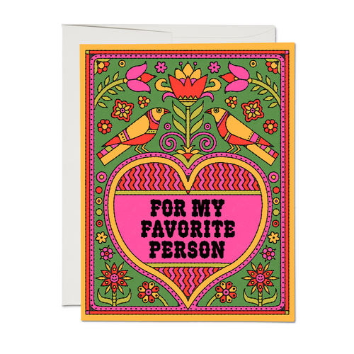 Favorite Person greeting card