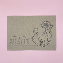 Load image into Gallery viewer, Austin Cactus Postcard