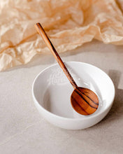 Load image into Gallery viewer, Round Teak Wood Spoon