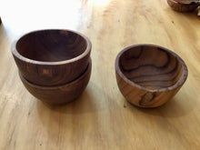 Load image into Gallery viewer, Handmade Teak Bowls, various