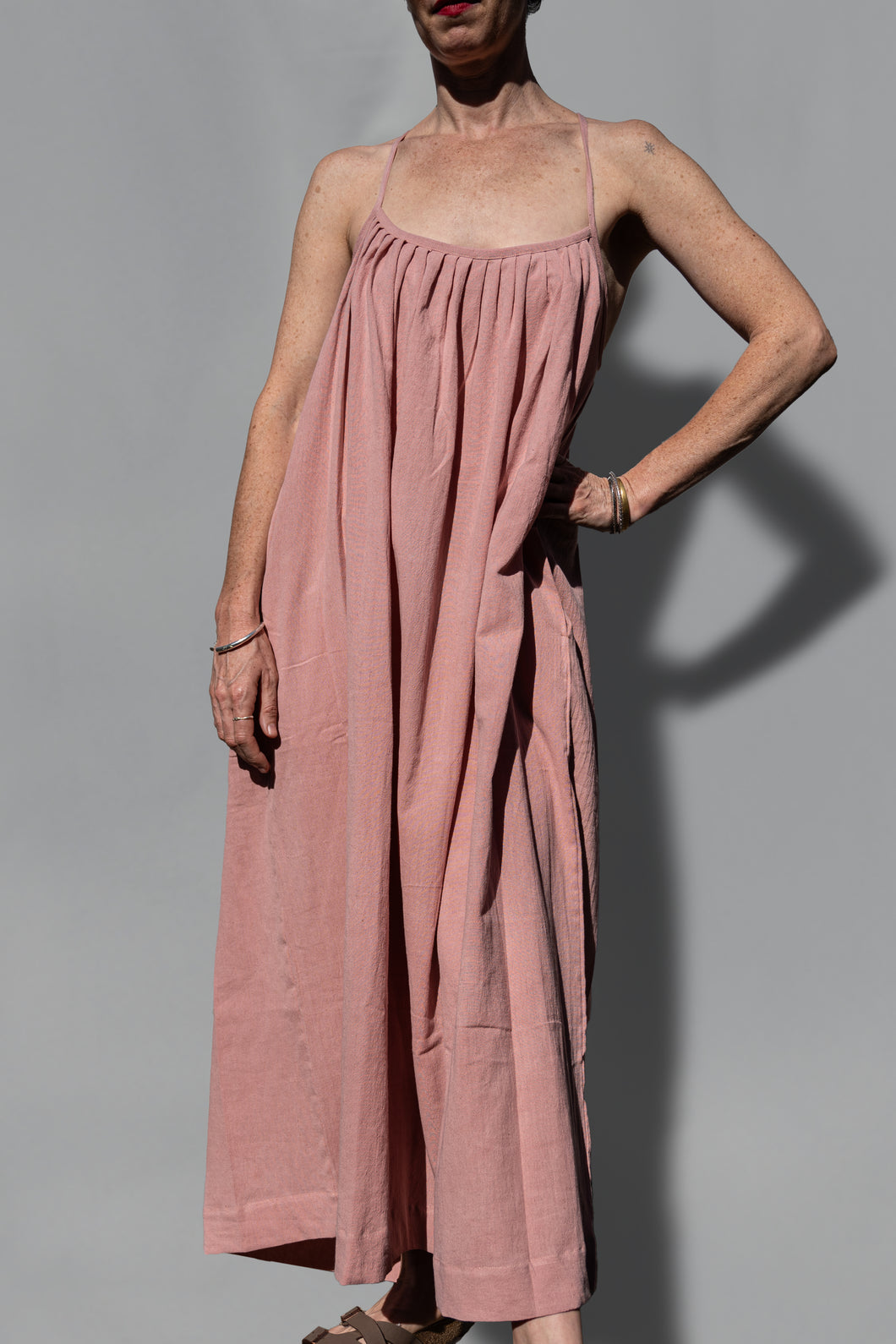 Anu Dress, clay pink *botanical dye