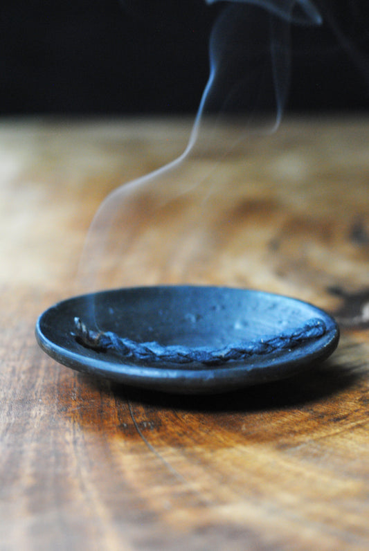 Nepalese Clay Burner for incense, palo santo, sage, etc.