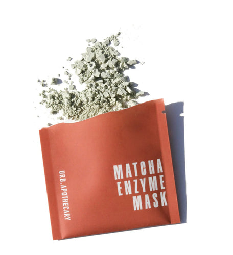 Matcha Enzyme Mask, travel envelope