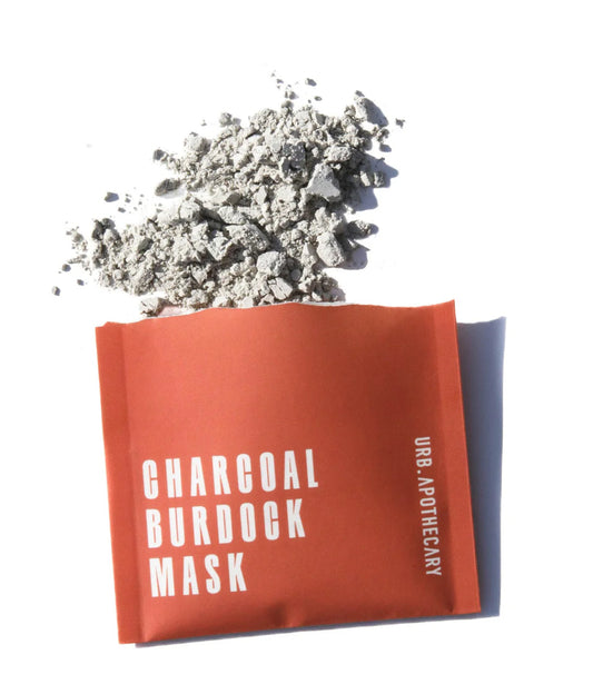 Charcoal Burdock Mask, travel envelope