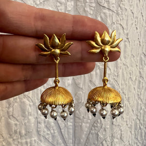 Lotus Umbrella Earrings