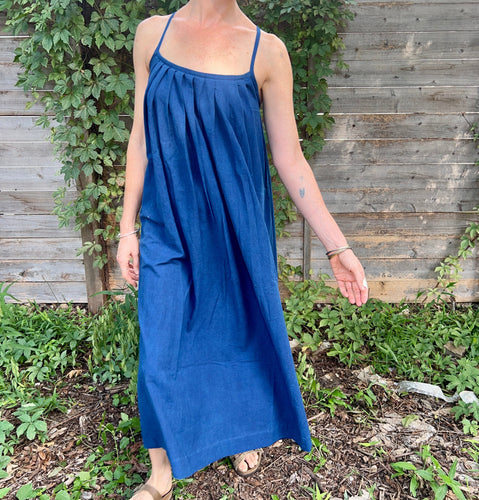 Anu Dress, indigo *botanical dye