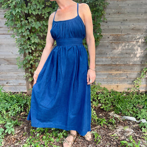 Anu Dress, indigo *botanical dye