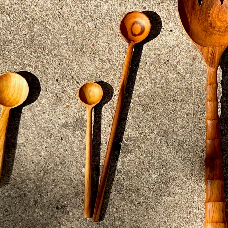 handcrafted wooden spoons