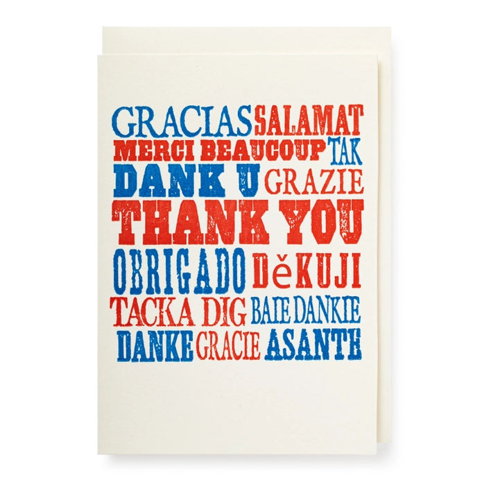 Thank You Notelet Card