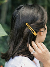 Load image into Gallery viewer, Triangle Hair Clip, Mustard Yellow