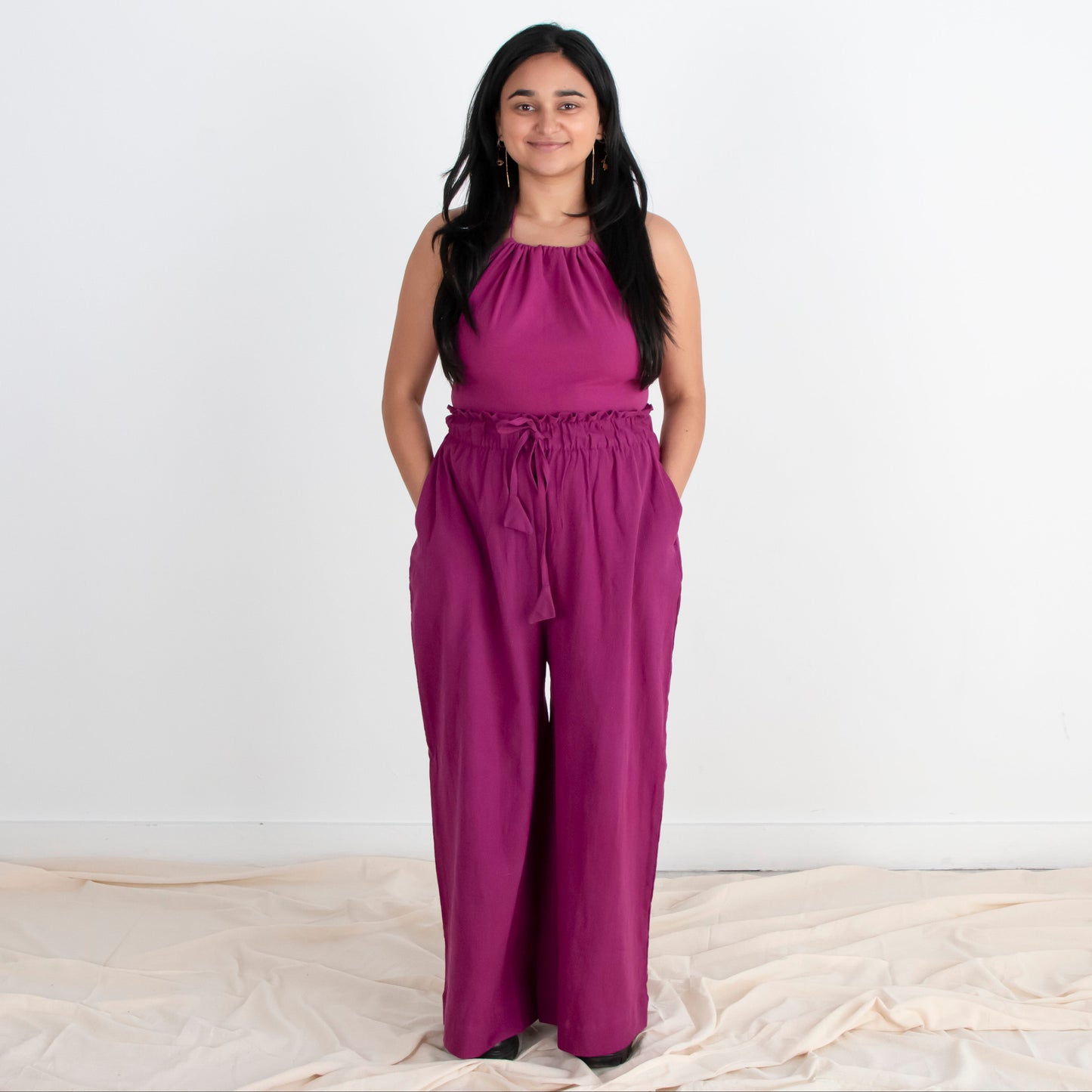 Rabina Trousers, plum double dye