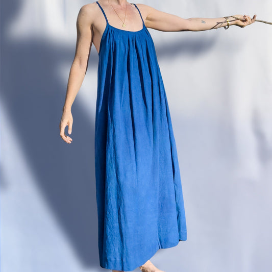 Anu Dress, indigo *botanical dye