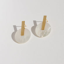 Load image into Gallery viewer, Art Deco Shell Earrings - Small World Goods