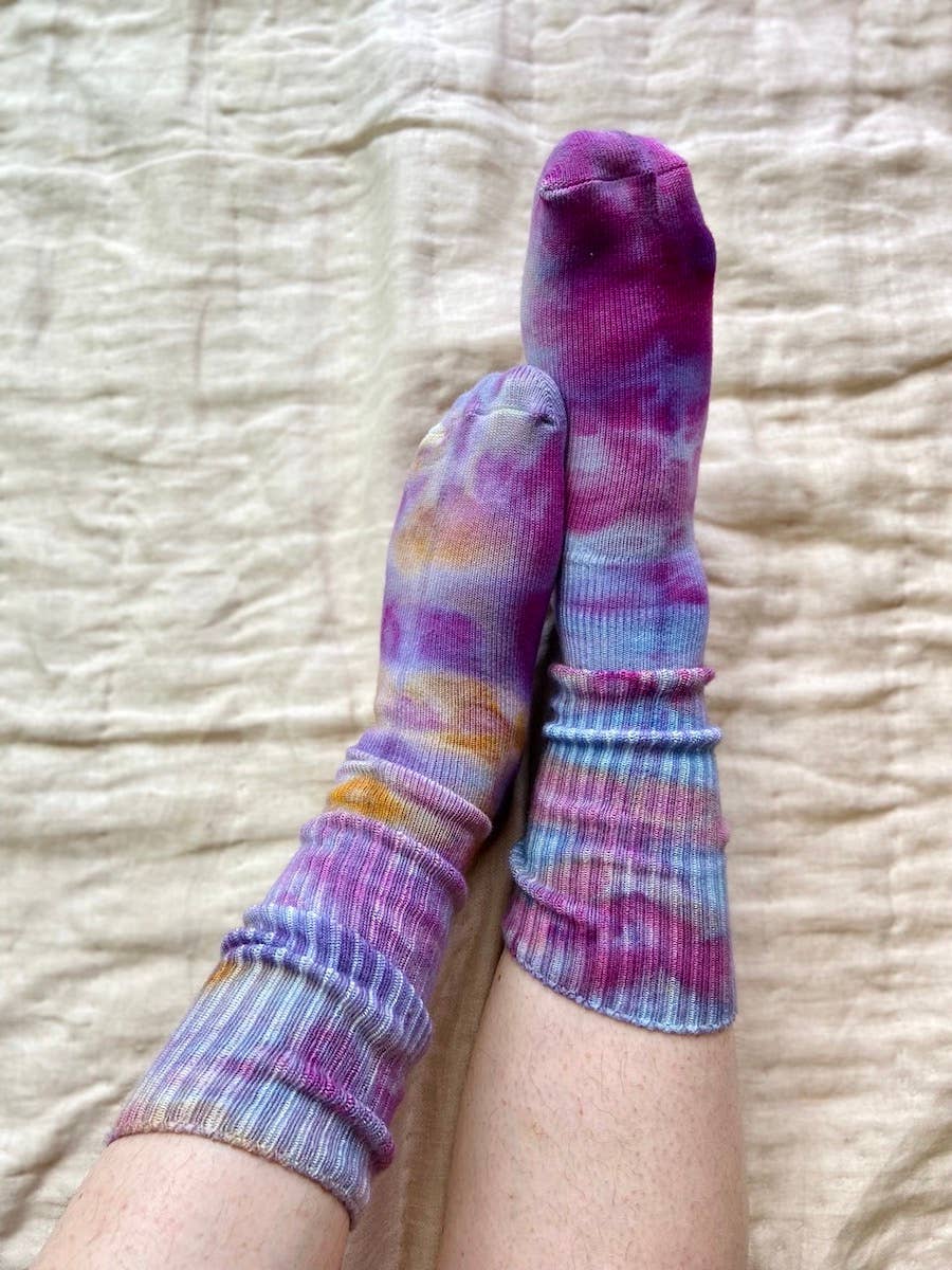 Bamboo Socks in Amethyst - Small World Goods