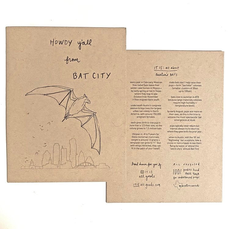 Bat City Card - Small World Goods