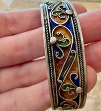 Load image into Gallery viewer, Berber Enamel Bracelet - Small World Goods