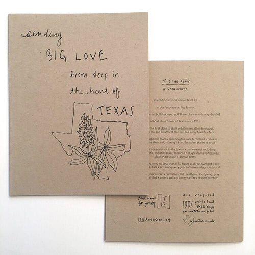 Big Love Texas Card - Small World Goods