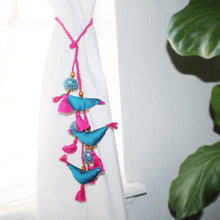 Load image into Gallery viewer, Bird Curtain Tie, Various Colors - Small World Goods