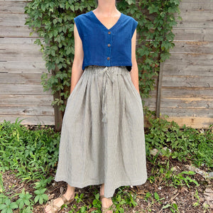 Reversible Aarti Top/Vest, Indigo *plant dye