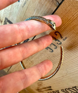 Brass Snake Bangle - Small World Goods