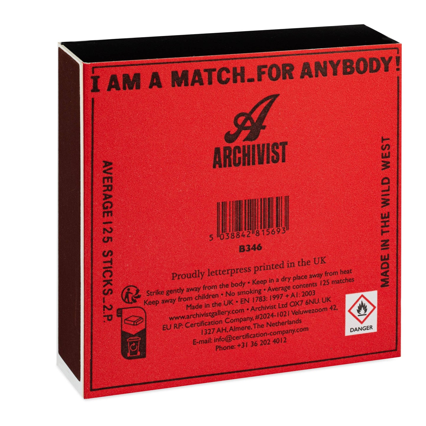 Match for Anybody Matchbox